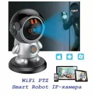 3MP беспроводная WiFi Smart Robot IP-камера с функцией обнаружения движения, PTZ, вызова в одно касание, ночного видения