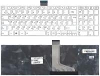 Клавиатура для ноутбука Toshiba Satellite C50-A-L7K белая с рамкой