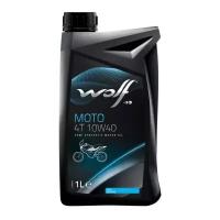 Синтетическое моторное масло Wolf MOTO PERFORMANCE 4T 10W40