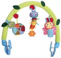 Дуга на коляску BIBA TOYS Счастливые Гусенички 50*33*5 см/ игрушка в подарок мальчику и девочке