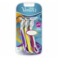 Бритва Gillette Venus 3, одноразовая, 3 шт