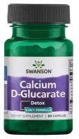 Swanson Calcium D-Glucarate 250 mg (D-Глюкарат Кальция 250 мг) 60 вег капсул (Swanson)