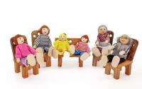 Куколки семейка из 6 человек (набор миниатюрных кукол)