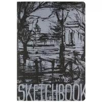 Блокнот скетчбук SKETCHBOOK BV, 147х210 мм, 40Л, тетрадь, черный 80 ГР, прошитый блок (4 вида) Микс 2, в ассортименте Цена за 1 шт