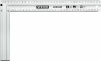 Угольник жесткий столярный HERCULES STAYER 350 х 2 мм, с усиленным алюминиевым полотном, Professional