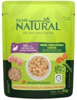 Guabi Natural Cat для взрослых кошек курица, цельнозерновые злаки и овощи 85г (18 паучей)