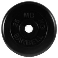 Диск Barbell d 51 мм 25,0 кг, black