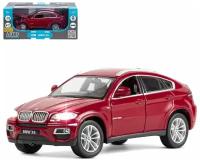 Машина "автопанорама" BMW X6, бордовый, 1/26, в/к 24,5*12,5*10,5 см