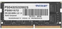 Оперативная память PATRIOT MEMORY Patriot SODIMM DDR4 32GB 3200 МГц pc-25600 (PSD432G32002S)