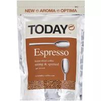 Кофе растворимый Today Espresso сублимированный, пакет, 150 г