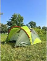 3-х местная туристическая палатка Mircamping 1011-3 green