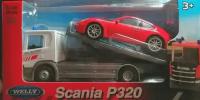 Набор WELLY Грузовик Scania (1:57), Porsche 911 Carrera S (1:43)