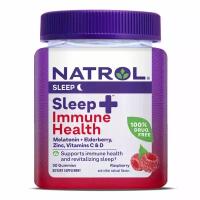 Natrol Sleep+ Immune Health Berry 50 gummies/ "СОН+здоровье иммунитета со вкусом «Ягода»" 50 жев. табл