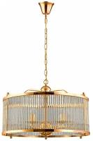 Подвесная люстра Crystal Lux Tadeo TADEO SP6 D600 GOLD/TRANSPARENTE