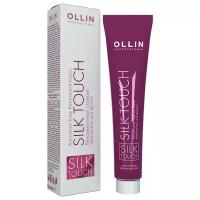 OLLIN Professional Silk Touch стойкий краситель для волос безаммиачный, 10/1 светлый блондин пепельный, 60 мл