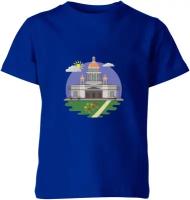 Детская футболка «Исаакиевский собор, Санкт-Петербург» (104, синий)