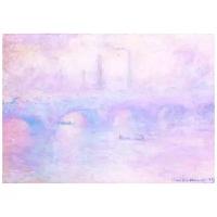Постер А2 Клод Моне - Мост Ватерлоо. Эффект тумана