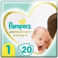 Подгузники Pampers Premium Care Newborn 1 2-5кг 20шт