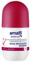 Amalfi Dermo Care Rose Mosquee Шариковый дезодорант-антиперспирант 48 часов защиты Мускусная роза 50 мл