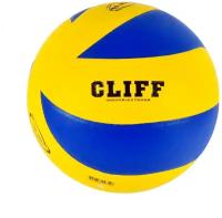 Мяч волейбольный CLIFF MVA300, 5 размер, PU, желто-синий