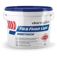 Шпатлевка DANOGIPS Fill&Finish Light, белый, 12 кг