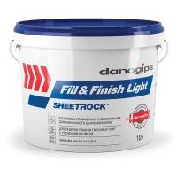 Шпатлевка Danogips Fill&Finish Light универсальная облегченная 10 л/12,3 кг