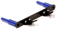 Стойки крепления корпуса передние (синий) 1/10 Traxxas Slash 2WD Integy T8666BLUE