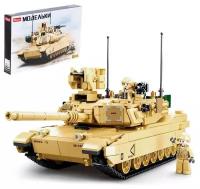 Конструктор Модельки «Танк Brown M1A2 Abrams», 781 деталь