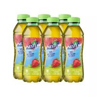 Чай Nestea зеленый со вкусом Клубники и Алоэ вера, 0.5 л, 6 шт