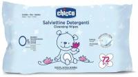 Влажные очищающие салфетки Chicco 72 шт., 0м+, (без клапана)