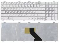 Клавиатура для ноутбука Fujitsu LIFEBOOK AH530 AH531 NH751 белая