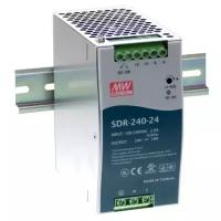 SDR-240-24 MEAN WELL Источник питания AC-DC 24В, 10А, 240Вт