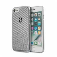 Чехол CG Mobile Ferrari Heritage Real carbon Hard для iPhone 7/8/SE 2020, цвет Серебристый(FEHCAHCI8SI)