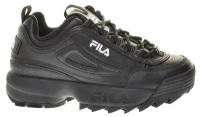 Кроссовки Fila (Disruptor 2) женские демисезонные, размер 39, цвет черный, артикул 5BM01DR2-001