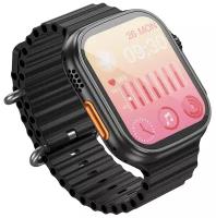 Смарт-часы Hoco Y12 Ultra Smart Watch 2"/240х240/300mAh/120ч/BT5.0 черные