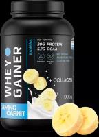 AminoCarnit Whey Gainer 1000 гр. банан