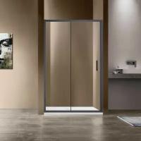 Душевая дверь Vincea Garda VDS-1G150CLGM, 1500, вороненая сталь, стекло прозрачное