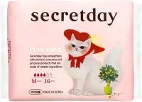 Прокладки SECRET DAY Хлопковые гигиенические Pure Love размер М, 16 шт