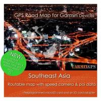 Карта навигационная дорожная для Garmin устройств. Юго-Восточная Азия на карте памяти MicroSD (2024) Carmix-GPS