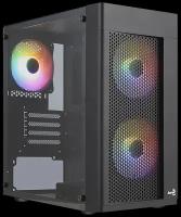 Корпус MicroATX Minitower AeroCool HEXFORM-G-BK-v2 RGB Black