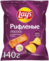 Чипсы Lay's картофельные, лосось, 140 г