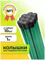 Садовита Колышки, Набор колышков, опора для подвязки растений, колышки садовые высота 1 м из 10шт