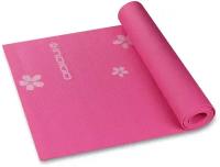 Коврик для йоги и фитнеса INDIGO PVC с рисунком Цветы 173*61*0,3 см