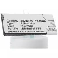 Аккумулятор iBatt iB-B1-M786 3220mAh для Samsung EB-BN910BBE, EB-BN910BBK, EB-BN910BBU, iB-M1142