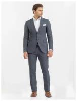 Костюм Marc de Cler, пиджак и брюки, классический стиль, полуприлегающий силуэт, подкладка, однобортная, карманы