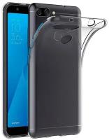 Защитный чехол на Asus Zenfone Max Plus M1 (ZB570TL), Асус Зенфон Макс М1 Плюс прозрачный