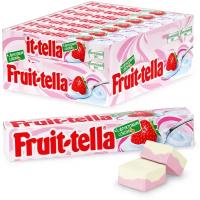 Жевательные конфеты Fruittella Клубника-йогурт с фруктовым соком 21 шт