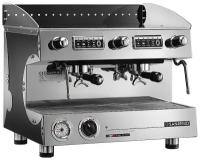 Кофемашина-автомат рожковая профессиональная для дома и кофейни Sanremo CAPRI SED DLX 2, 2 группы, черная