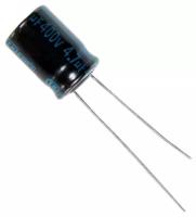 Конденсатор (capacitor) электролитический 4,7x400 (8x11) TK Jamicon 105C