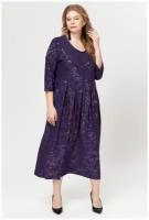 Платье Olsi, размер 56, фиолетовый